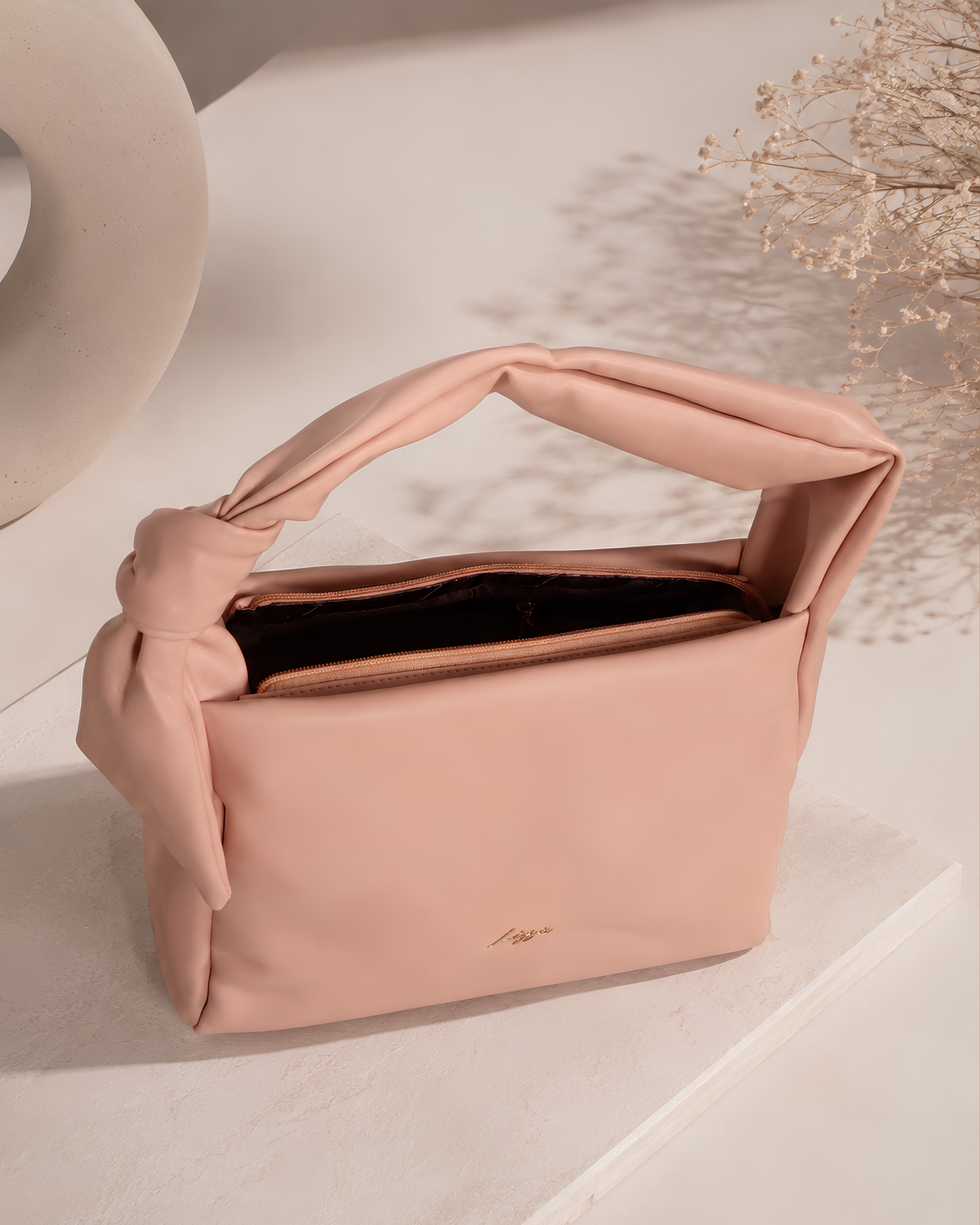 Serena Knot Handle Shoulder Bag