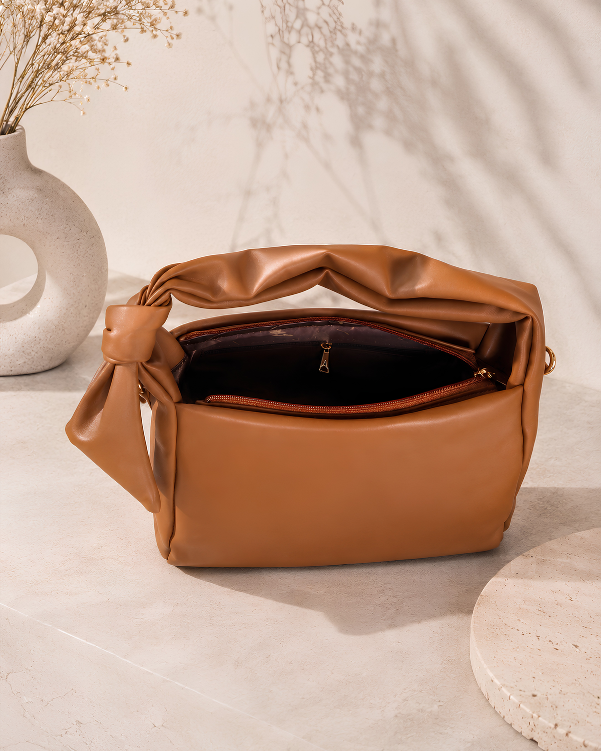 Serena Knot Handle Shoulder Bag