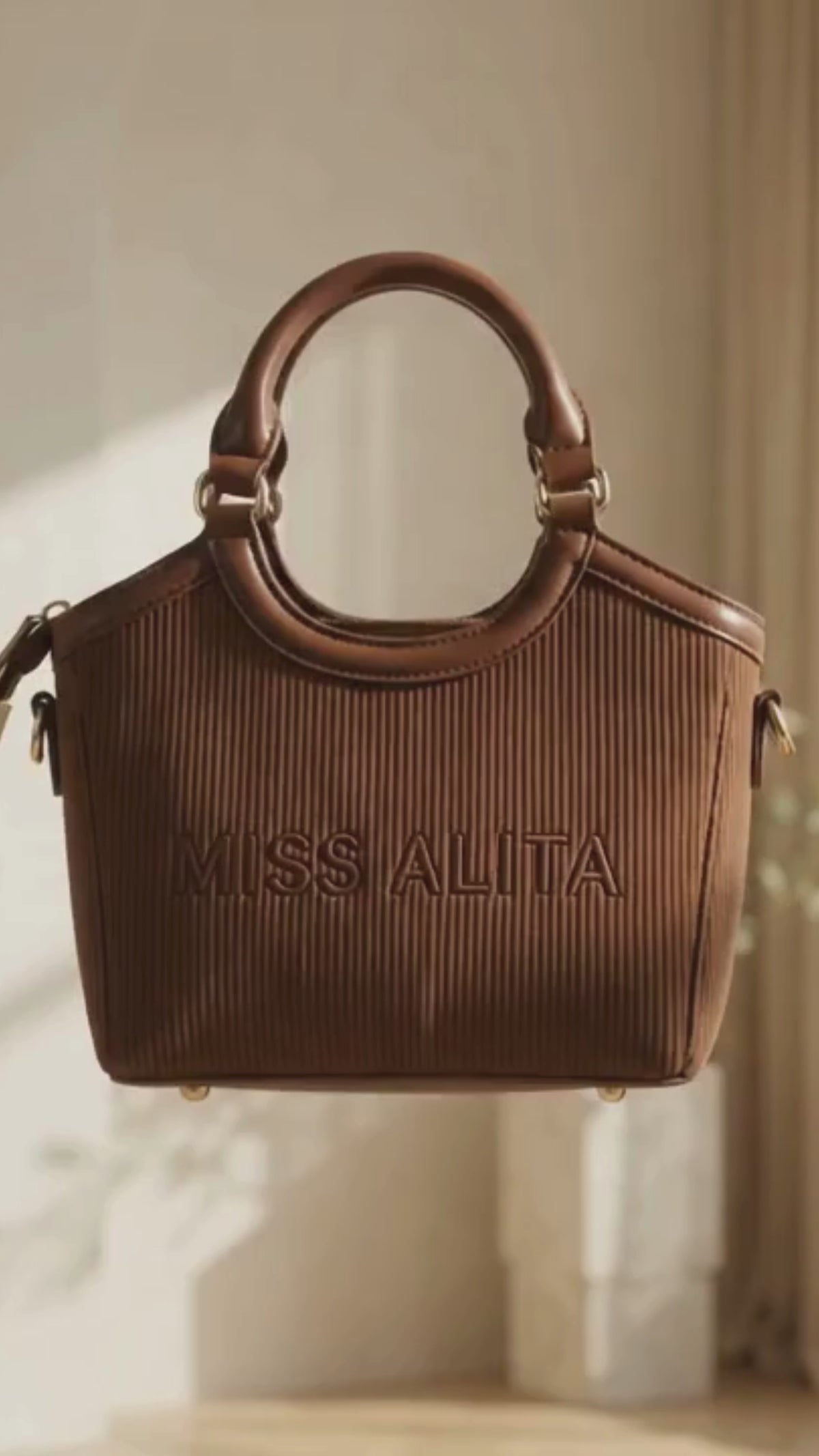 Elara Mini Structured Top-Handle Bag